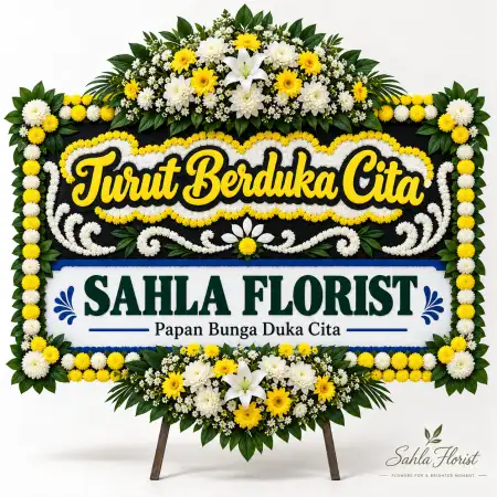 Papan Bunga Duka Kramatjati