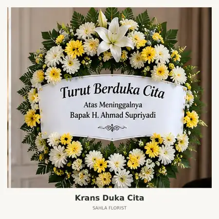 Krans Bunga Duka Kramatjati